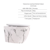 Комплект Qtap Robin Matt Black 2 в 1: унітаз підвісний  Ultra Quiet QT13332381АSMB + біде підвісне QT1355046FMB - 2 фото