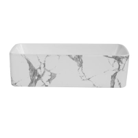 Комплект Qtap Tern Marble 3 в 1: унитаз подвесной Ultra Quiet + биде подвесное + раковина накладная QTTERMR49164 - 9 фото