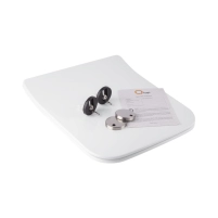 Сиденье для унитаза Qtap (Crow 520,640) с микролифтом Slim QT0599SC2170W - 6 фото