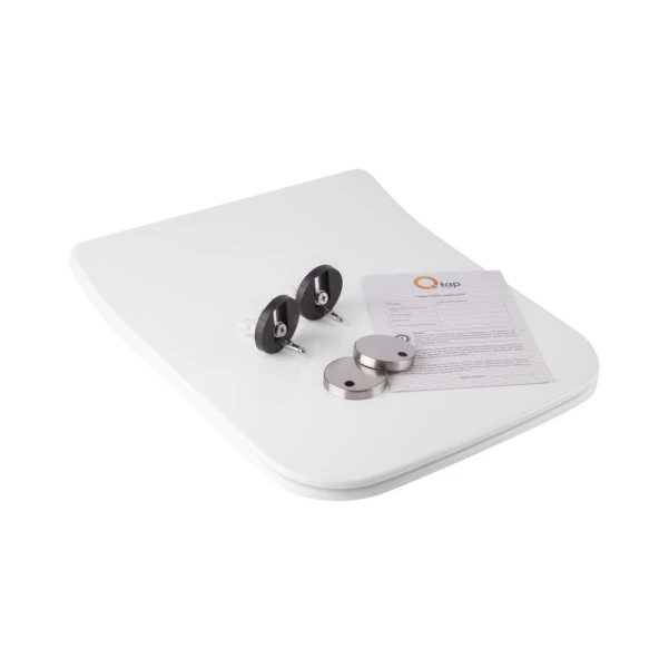 Сиденье для унитаза Qtap (Crow 520,640) с микролифтом Slim QT0599SC2170W - 6 фото