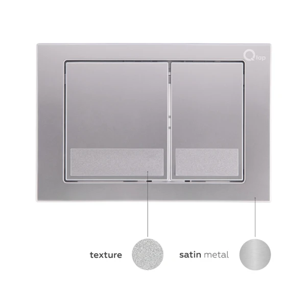 Готовое решение Qtap для ванной комнаты: подвесной унитаз  Swan Rimless 520х360х320 + комплект инсталляции Nest 4 в 1 (квадратная клавиша Satin) - 8 фото