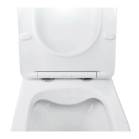 Готове рішення Qtap для ванної кімнати: підвісний унітаз Swan Rimless 520х360х320 + комплект інсталяції Nest 4 в 1 (кругла клавіша Chrome) - 6 фото