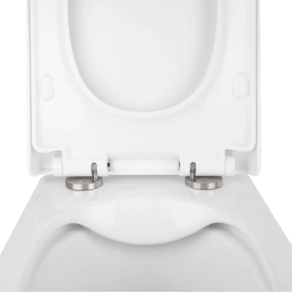 Готове рішення Qtap для ванної кімнати: підвісний унітаз Tern Ultra Quiet  490x365x325 + комплект інсталяції Nest 4 в 1 (лінійна клавіша White) - 3 фото