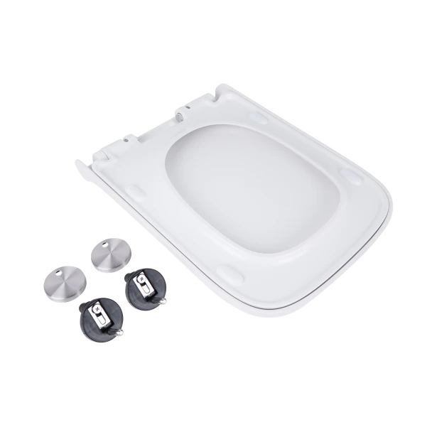 Сидіння для унітаза Qtap Kalao з мікроліфтом Slim QT08991213AW - 5 фото