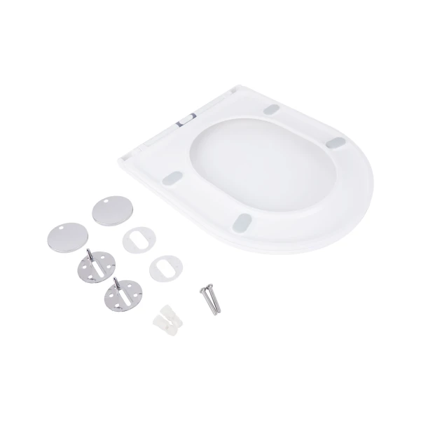 Сиденье для унитаза Qtap (Robin, Aries) с микролифтом Slim QT99HXU13W - 5 фото
