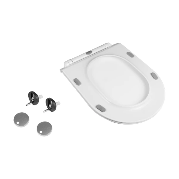 Сиденье для унитаза Qtap Presto с микролифтом Slim QT26991217AW - 5 фото