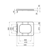 Сиденье для унитаза Qtap Kalao с микролифтом Slim QT08991213AW - 1 фото