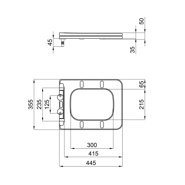 Сиденье для унитаза Qtap Kalao с микролифтом Slim QT08991213AW - 1 фото