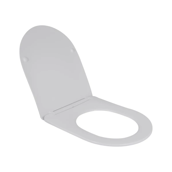 Сидіння для унітаза Qtap (Jay 520,640, Swan 520,640) з мікроліфтом Slim QT1699SC5176W - 2 фото