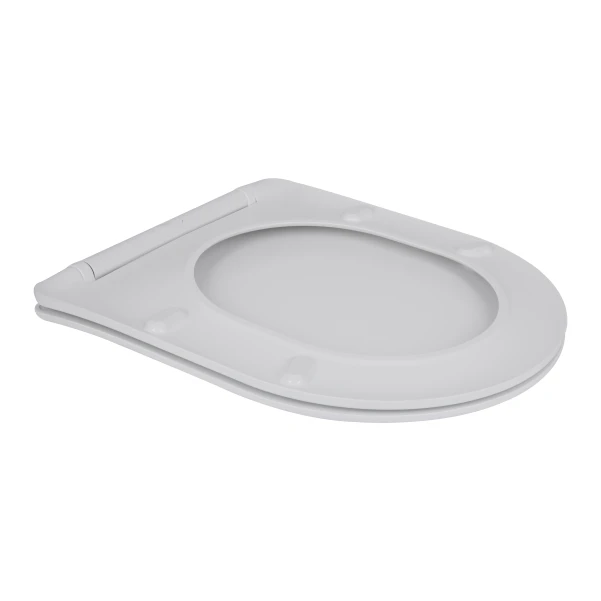 Сидіння для унітаза Qtap (Jay 520,640, Swan 520,640) з мікроліфтом Slim QT1699SC5176W - 3 фото