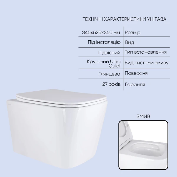 Дезінфектор Qtap Pohodli 220V безконтактний QDZ2000WP White (Dezinfektor) - 2 фото