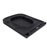 Сиденье для унитаза Qtap Tern 420х340х35 мм, Matt Black, с микролифтом, Slim Duroplast, Quick Release QT99HY2322MB - 2 фото