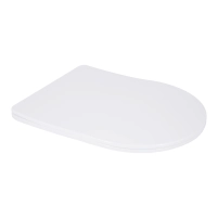 Qtap Сиденье для унитаза Grand с микролифтом Slim Duroplast, Quick Release White