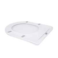 Qtap Сиденье для унитаза Grand с микролифтом Slim Duroplast, Quick Release White - 2 фото