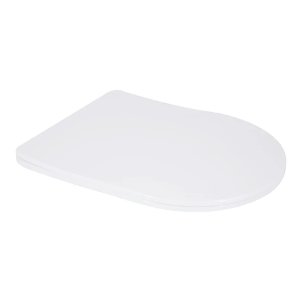 Qtap Сиденье для унитаза Grand с микролифтом Slim Duroplast, Quick Release White