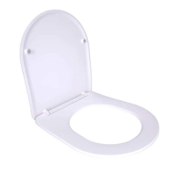 Qtap Сиденье для унитаза Grand с микролифтом Slim Duroplast, Quick Release White - 1 фото