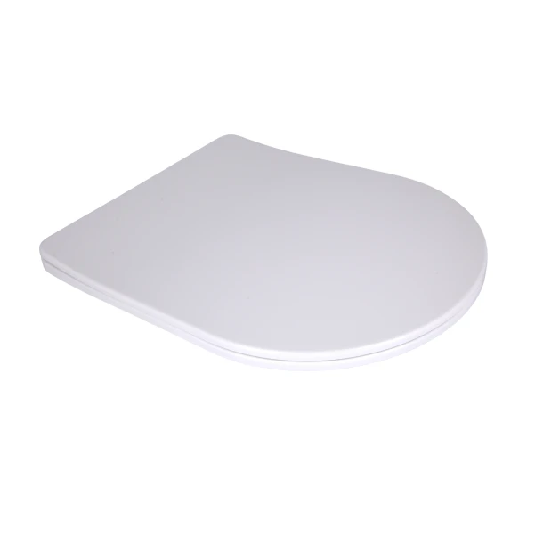 Qtap Сиденье для унитаза напольного (Grand) 560×363×30 мм, White, с микролифтом, Slim Duroplast, Quick Release QT26228301W3