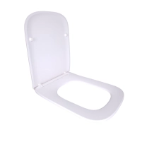Сидіння для унітаза (Tern 490) 435x344x50 мм, Matt Black, з мікроліфтом, Slim Duroplast, Quick Release QTSC179MB47354 Qtap - 1 фото