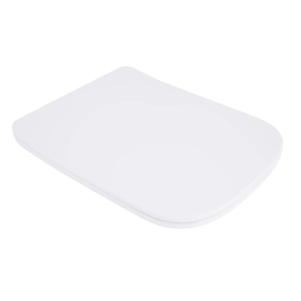 Сидіння для унітаза (Tern 490) 435x344x50 мм, Matt Black, з мікроліфтом, Slim Duroplast, Quick Release QTSC179MB47354 Qtap