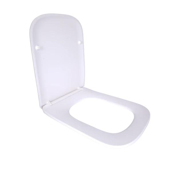 Сидіння для унітаза (Tern 490) 435x344x50 мм, Matt Black, з мікроліфтом, Slim Duroplast, Quick Release QTSC179MB47354 Qtap - 1 фото
