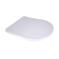 Qtap Сиденье для унитаза напольного (Vlasta) 560×363×30 мм, White, с микролифтом, Slim Duroplast, Quick Release QT28228300W3