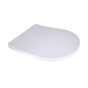 Qtap Сиденье для унитаза напольного (Vlasta) 560×363×30 мм, White, с микролифтом, Slim Duroplast, Quick Release QT28228300W3