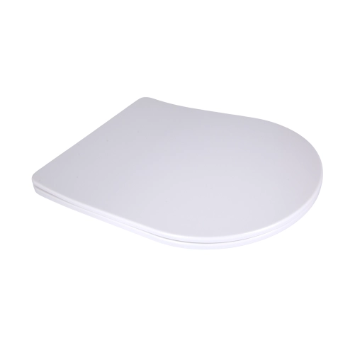 Qtap Сиденье для унитаза напольного (Vlasta) 560×363×30 мм, White, с микролифтом, Slim Duroplast, Quick Release QT28228300W3