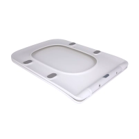 Qtap Сиденье для унитаза напольного (Aries) 445×360×30 мм, White, с микролифтом, Slim Duroplast, Quick Release QT03228302W3 - 2 фото