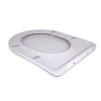 Сидіння для унітаза підлогового (Grand) 560×363×30 мм, White, з мікроліфтом, Slim Duroplast, Quick Release QT26228301W3 Qtap - 2 фото