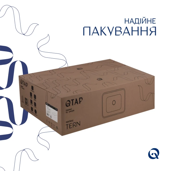 Раковина-чаша Qtap Tern 480х370х135 White QT17116069W - 4 фото