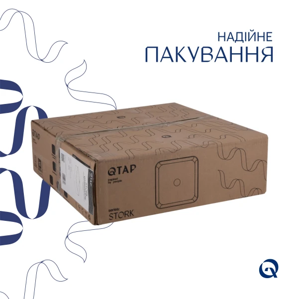 Раковина-чаша Qtap Stork 430x430x125 White QT15116137W - 4 фото
