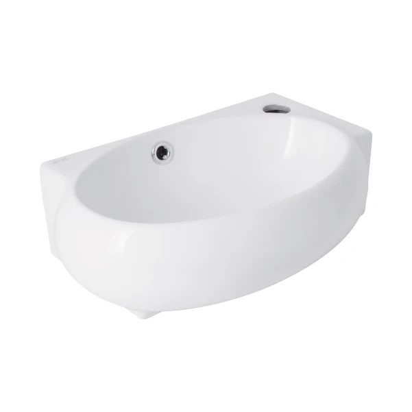 Раковина Qtap Nando LT 500х420х130 Matt black QT12116146AMB