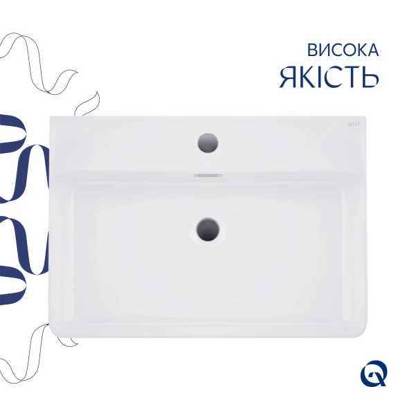 Раковина Qtap Scorpio 510х390х145 White QT1411K490WN - 3 фото