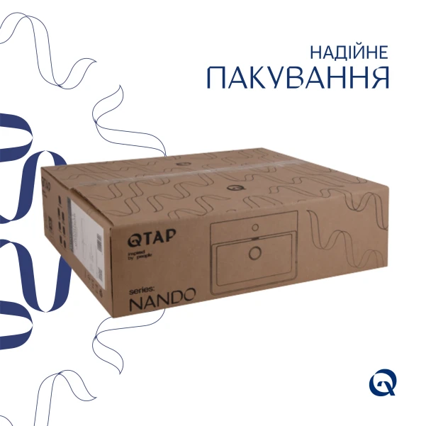 Раковина Qtap Nando LT 500х420х130 White QT12116146AW - 4 фото
