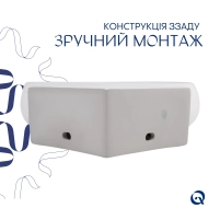 Раковина Qtap Leo 430x285x160 White QT11111008LW - 4 фото