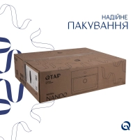 Раковина Qtap Nando LT 500х420х130 White QT12116146AW - 6 фото