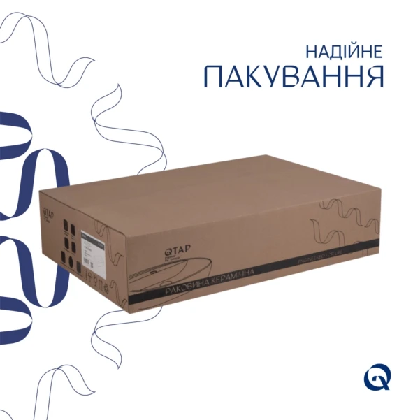 Комплект Qtap Scorpio: Раковина накладна 600x400x120 мм, Matt Black, овальна + Донний клапан Pop-up PU03 - 4 фото