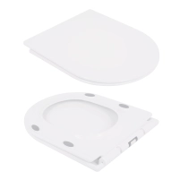 Унітаз-компакт Qtap Robin Ultra Quiet безободковий з сидінням Soft-close QT13226089AW - 7 фото
