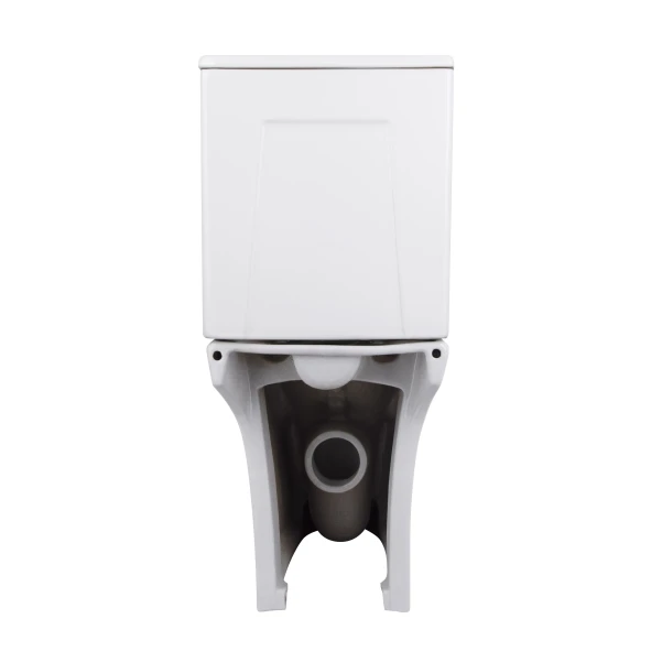 Унітаз-компакт Qtap Robin Ultra Quiet безободковий з сидінням Soft-close QT13226089AW - 6 фото
