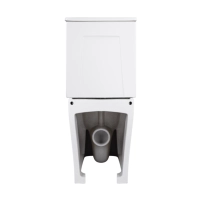 Унитаз-компакт Qtap Nando безободковый с сиденьем Soft-close QT12221222AW - 6 фото