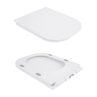 Унитаз-компакт Qtap Nando безободковый с сиденьем Soft-close QT12221222AW - 7 фото