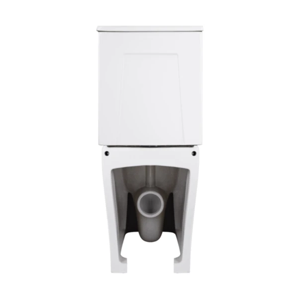 Унитаз-компакт Qtap Nando безободковый с сиденьем Soft-close QT12221222AW - 6 фото