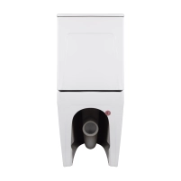 Унитаз-компакт Qtap Scorpio безободковый Ultra Quiet с сиденьем Soft-close QT14226088AW - 6 фото