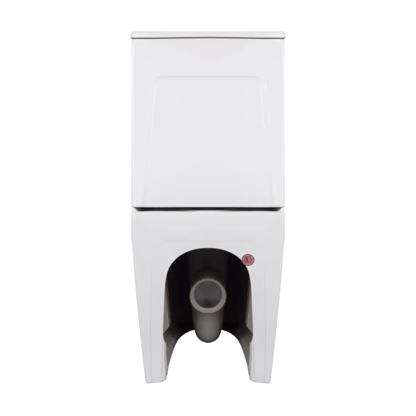 Унитаз-компакт Qtap Scorpio безободковый Ultra Quiet с сиденьем Soft-close QT14226088AW - 6 фото