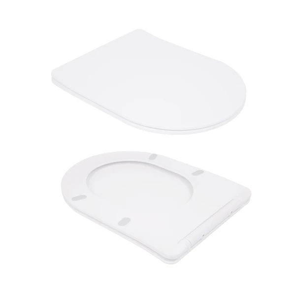 Унитаз-компакт Qtap Scorpio безободковый Ultra Quiet с сиденьем Soft-close QT14226088AW - 7 фото