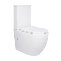 Унітаз-компакт Qtap Scorpio безободковий Ultra Quiet з сидінням Soft-close QT14226088AW