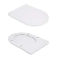 Унітаз-компакт Qtap Scorpio безободковий Ultra Quiet з сидінням Soft-close QT14226088AW - 7 фото
