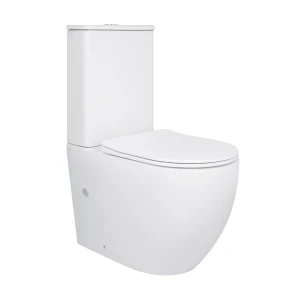 Унитаз-компакт Qtap Robin Ultra Quiet безободковый с сиденьем Soft-close QT13226089AW