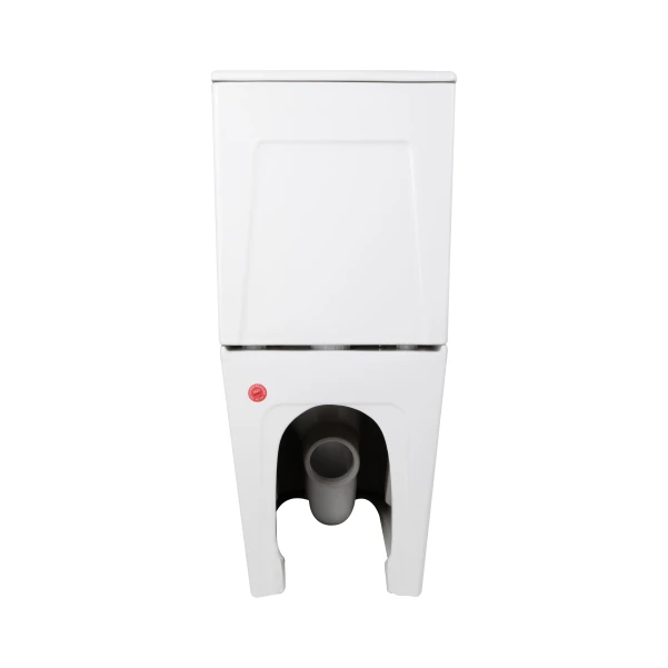 Унитаз напольный Qtap Tern Ultra Quiet безободковый с сиденьем Soft-Close QT17226003AW White - 6 фото