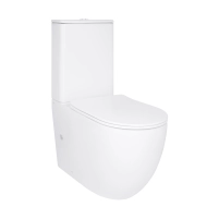 Унитаз напольный Qtap Robin New Ultra Quiet безободковый с сиденьем Soft-Close WHITE QT13226083AW